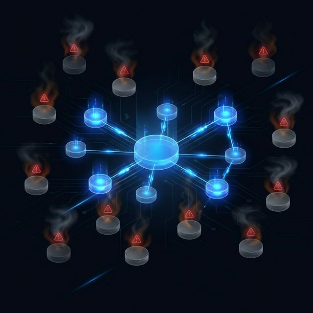 Undefined Ownership Visualization showing zombie nodes disconnected from governance.